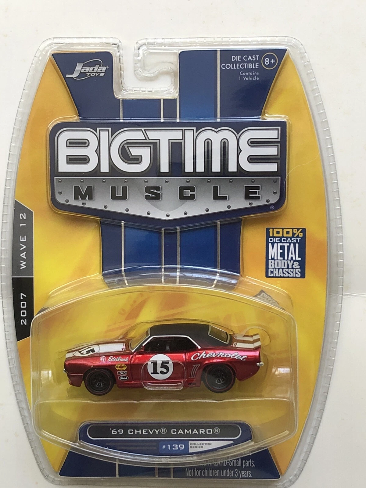 Bigtime Muscle '69 Chevy Camaro Die-Cast Car