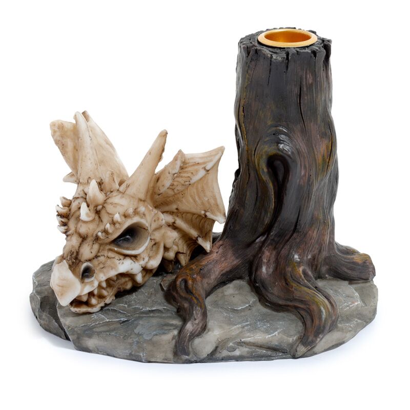 Porte bougie Crane de Dragon 