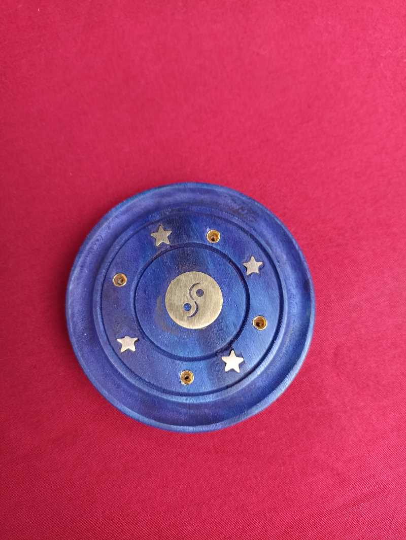 Porte Encens Attrape cendres Ying Yang