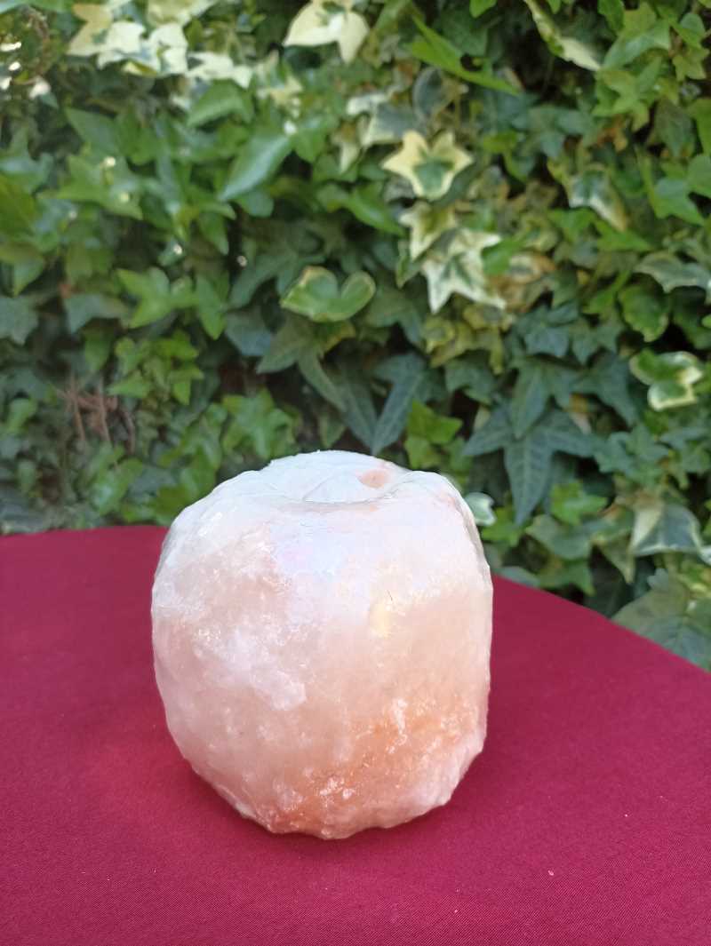 Bougeoir en Sel d' Himalaya