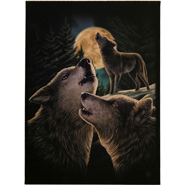  Toile "Wolf Song" de Lisa Parker