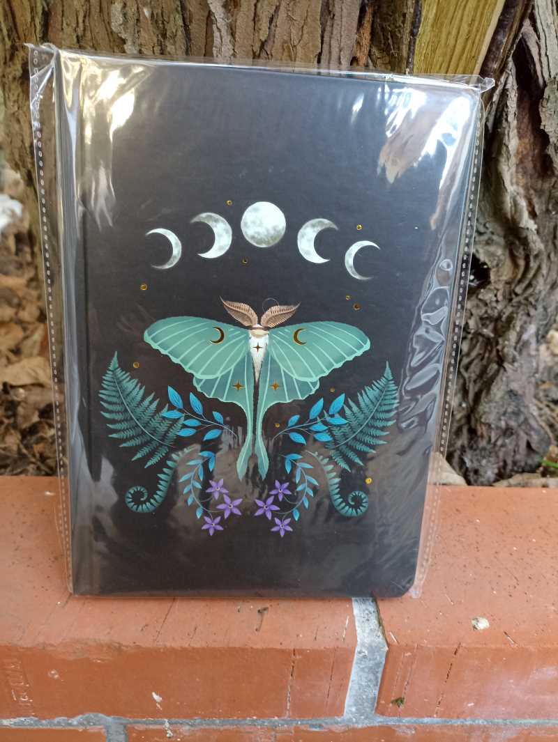 Carnet Luna Moth  A5