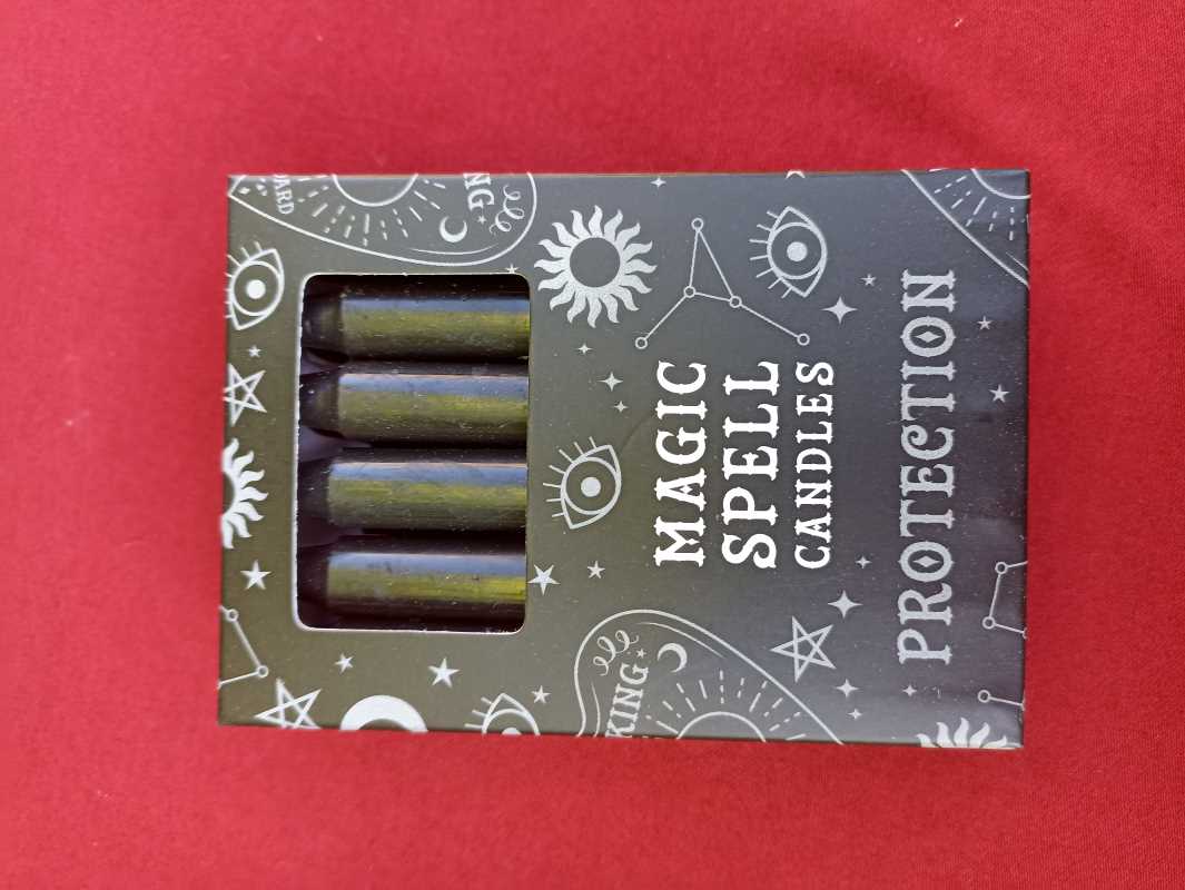 Bougies Noir Magic Spell "Protection"