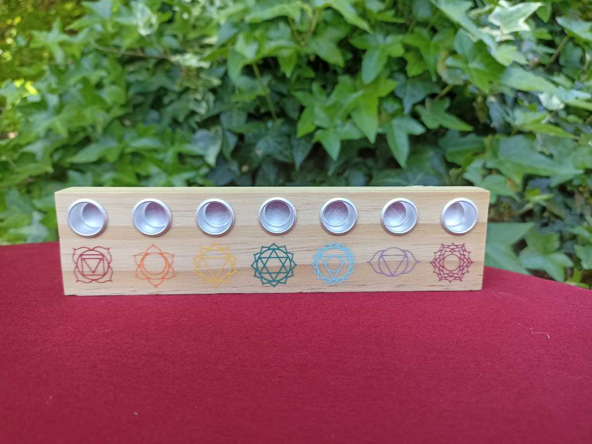 Porte Bougies Chakras