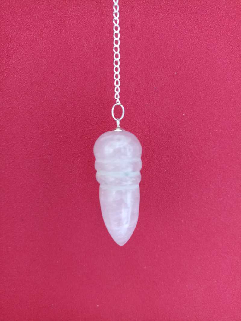 Pendule Egyptien en Quartz Rose