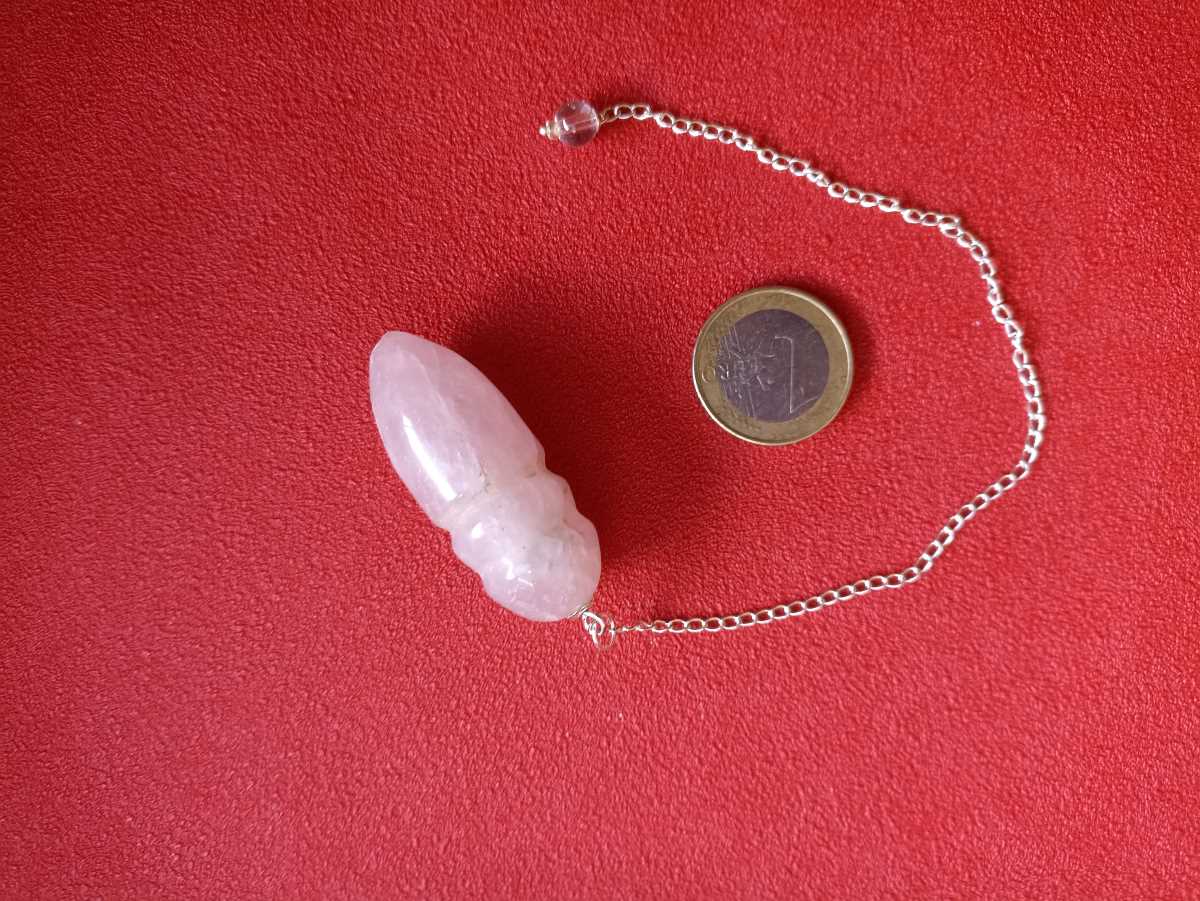 Pendule Egyptien en Quartz Rose