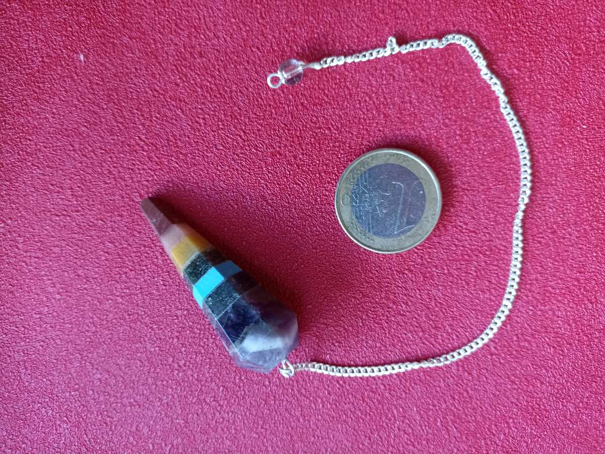 Pendule Chakras à Facettes