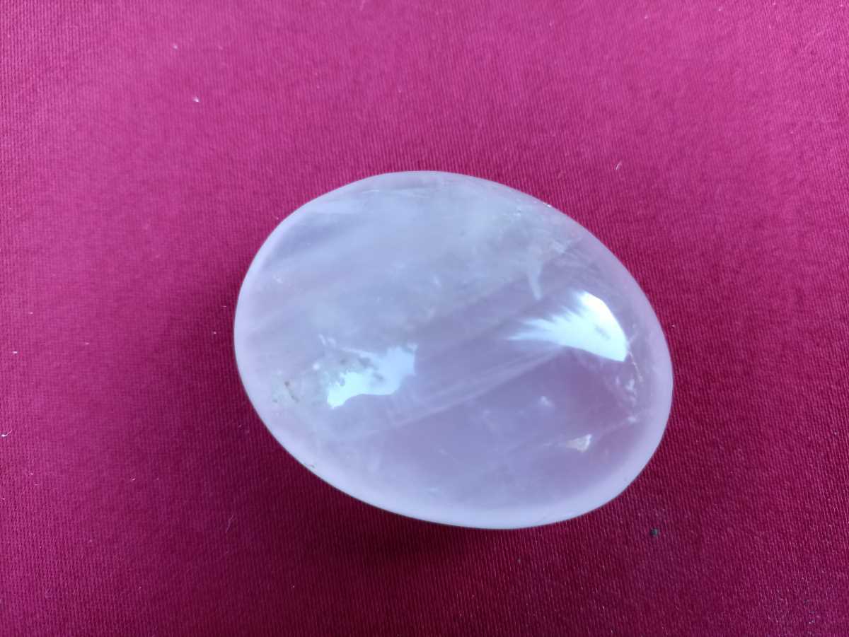 Quartz Rose en forme de Savon