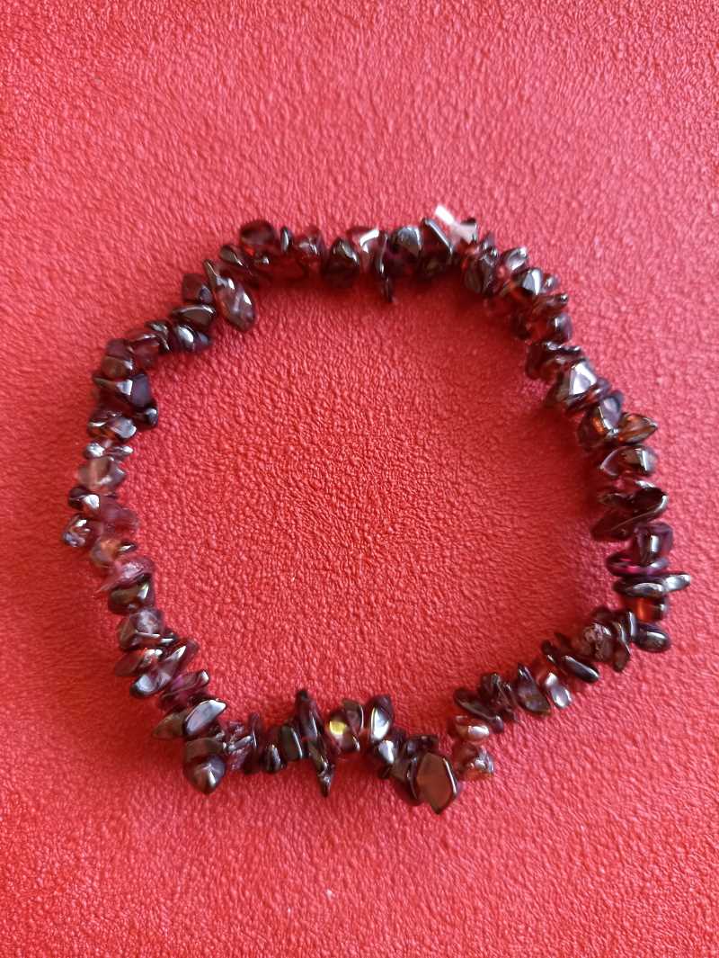 Bracelet en éclat de Grenat