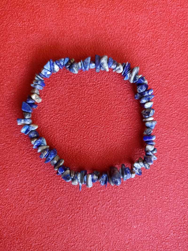 Bracelet en Chips de Sodalite