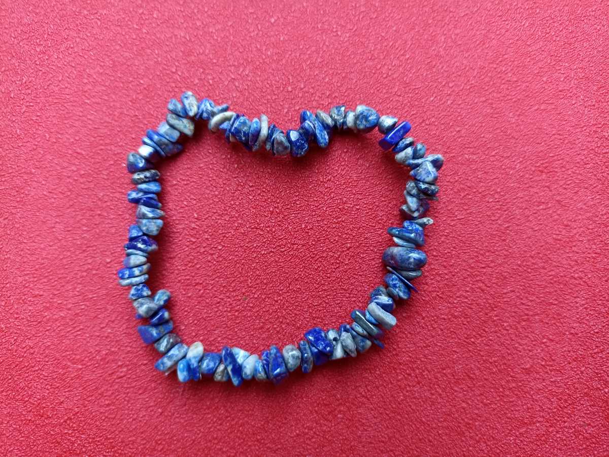 Bracelet en Chips de Sodalite