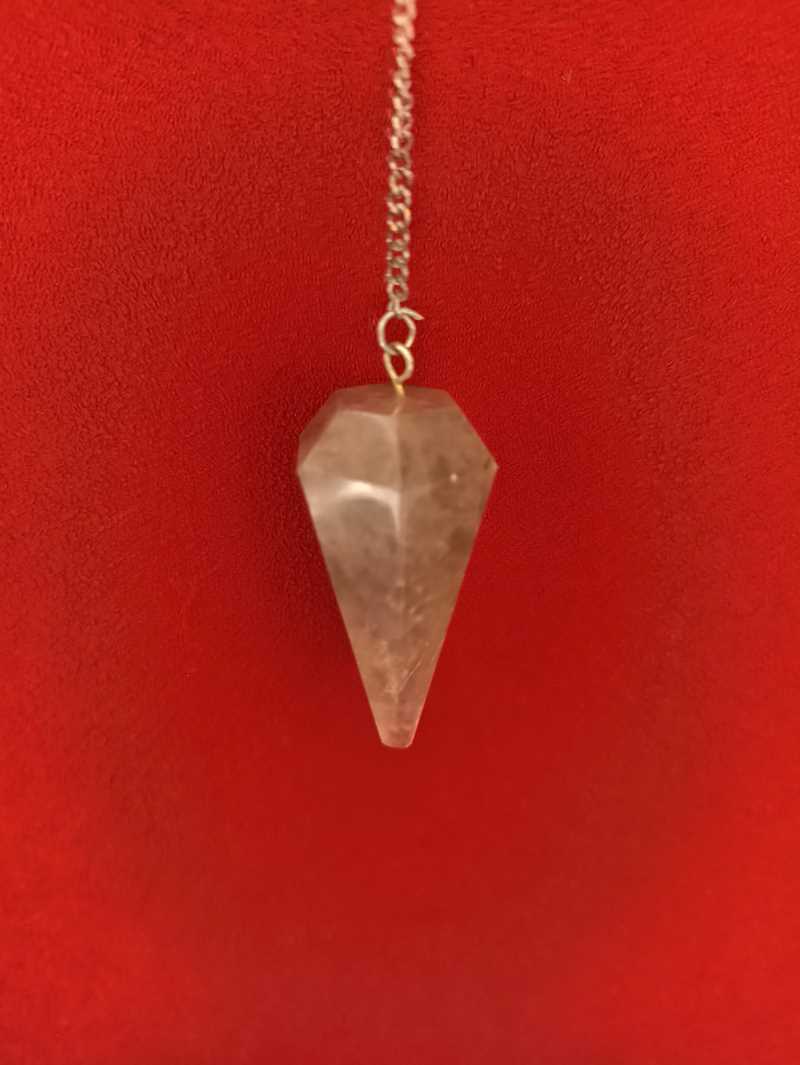 Pendule à facettes en Quartz Fumé