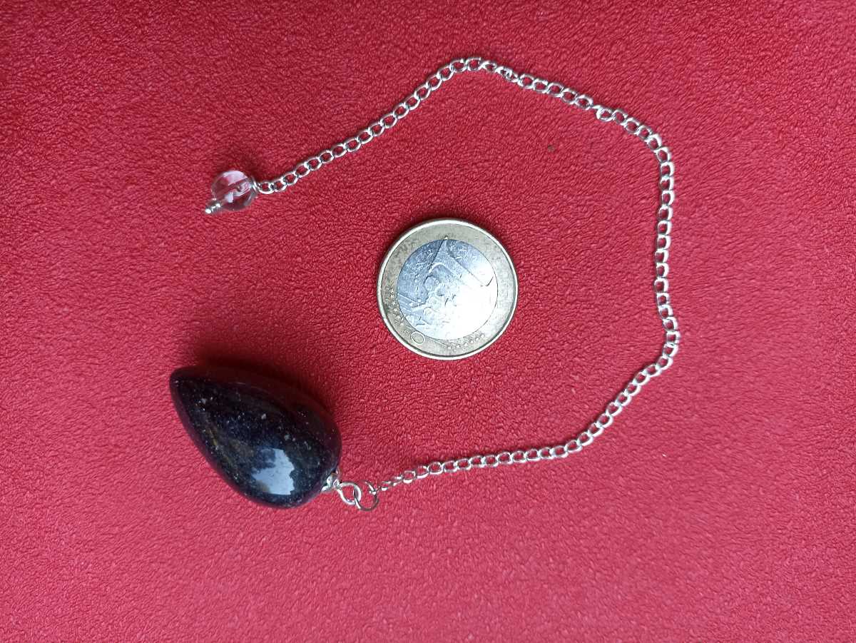 Pendule Goutte en Obsidienne