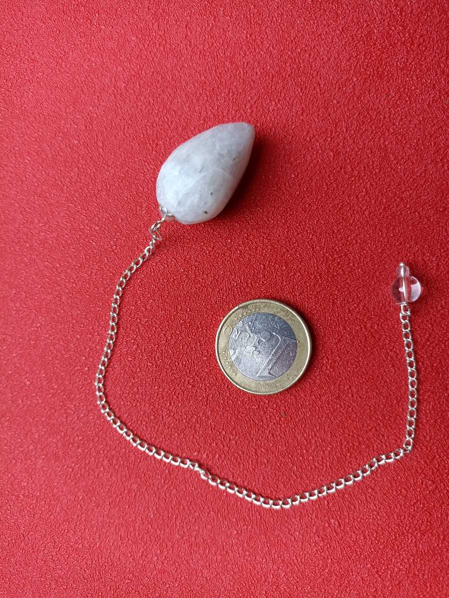 Pendule Goutte en Pierre de Lune