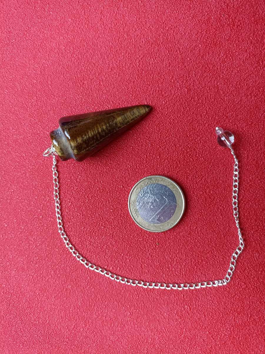 Pendule  en Œil de Tigre