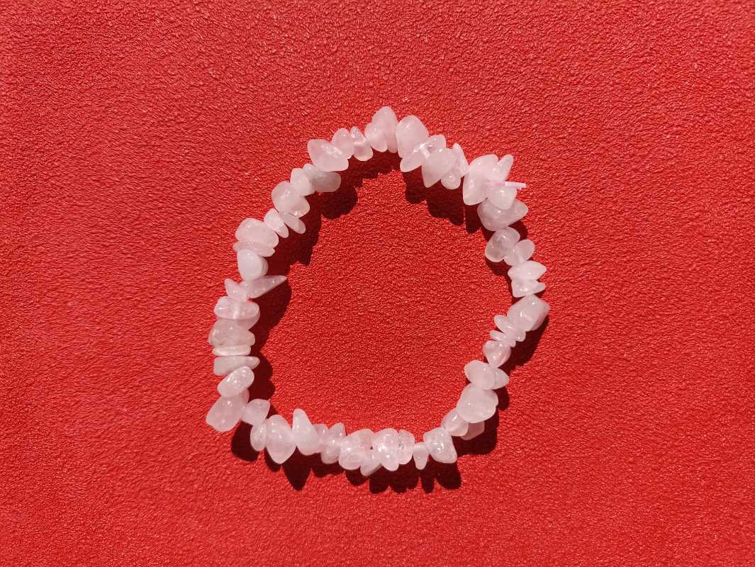 Bracelet de Quartz Rose