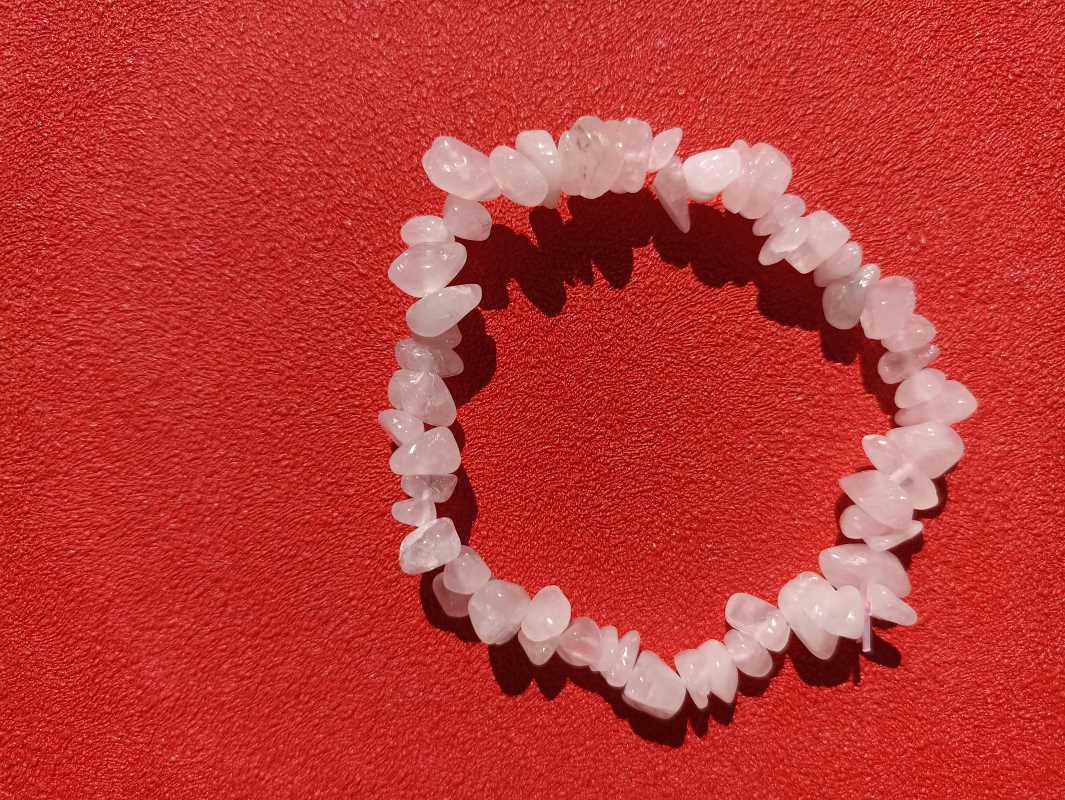 Bracelet de Quartz Rose