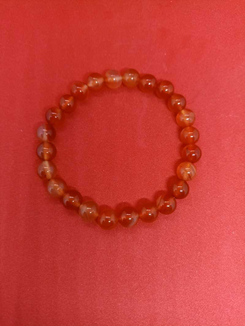 Bracelet Cornaline 8mn
