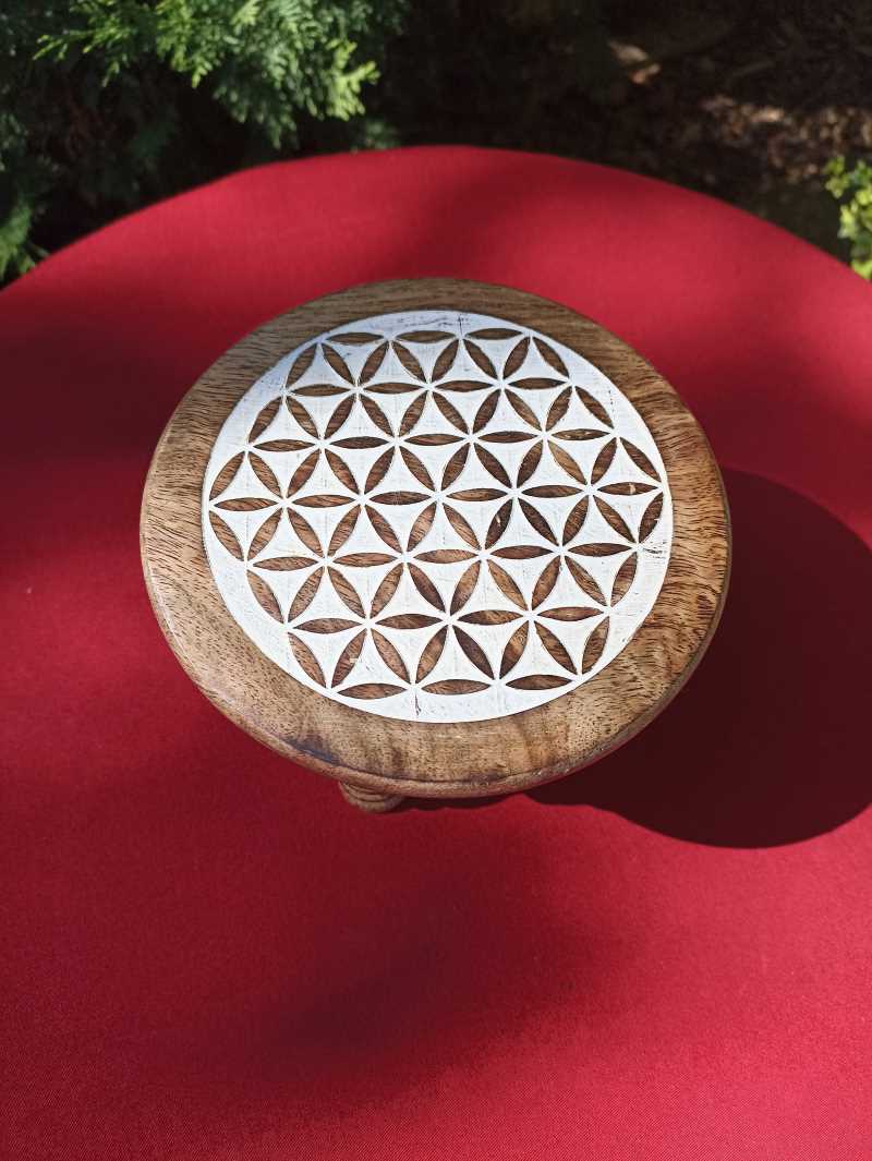 Petite table d’autel impression blanche