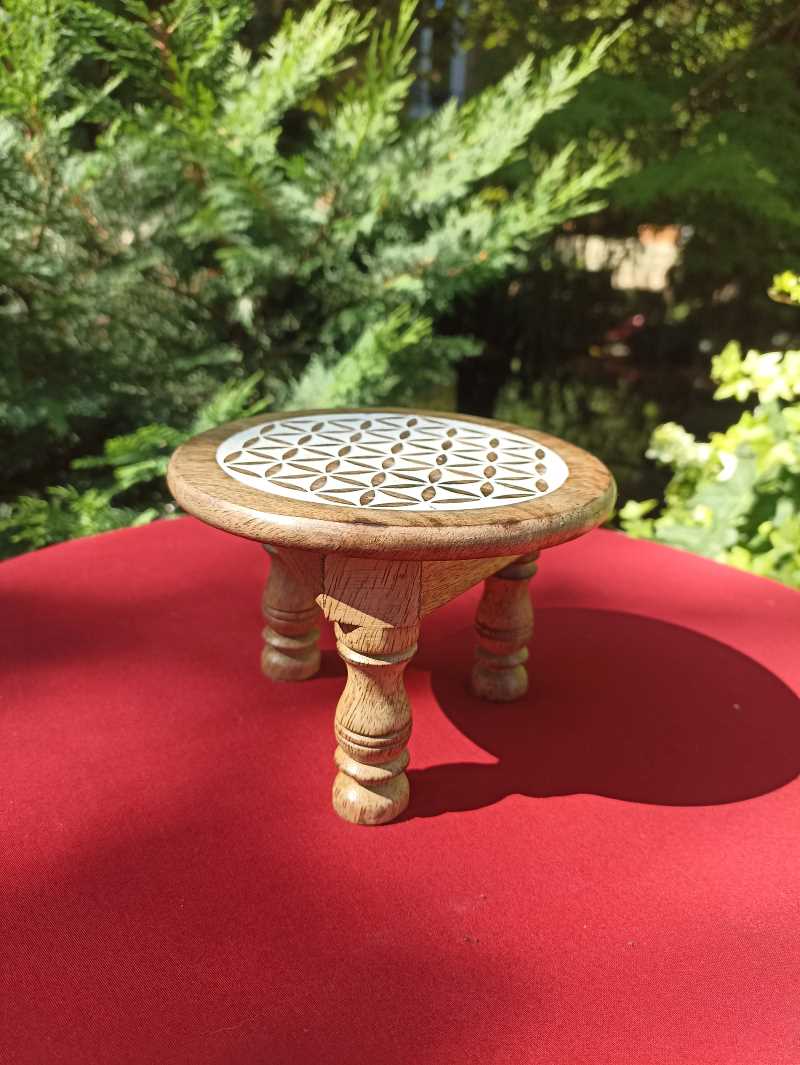 Petite table d’autel impression blanche