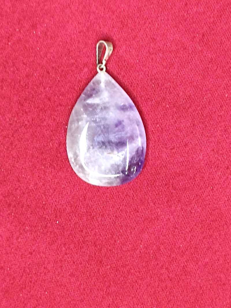Pendentif Améthyste Chevron