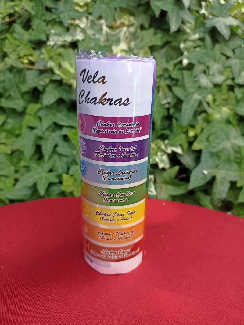 Bougie Mandala 7 Chakras