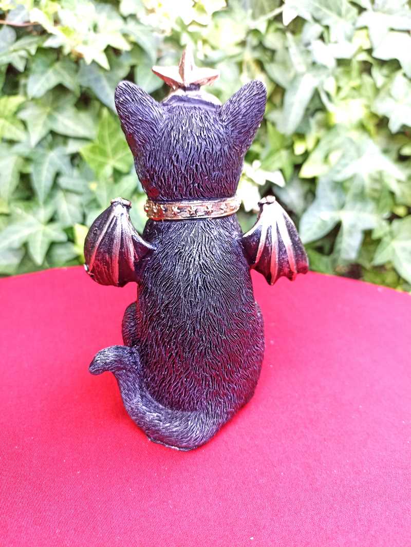 Chat Wicca en résine 