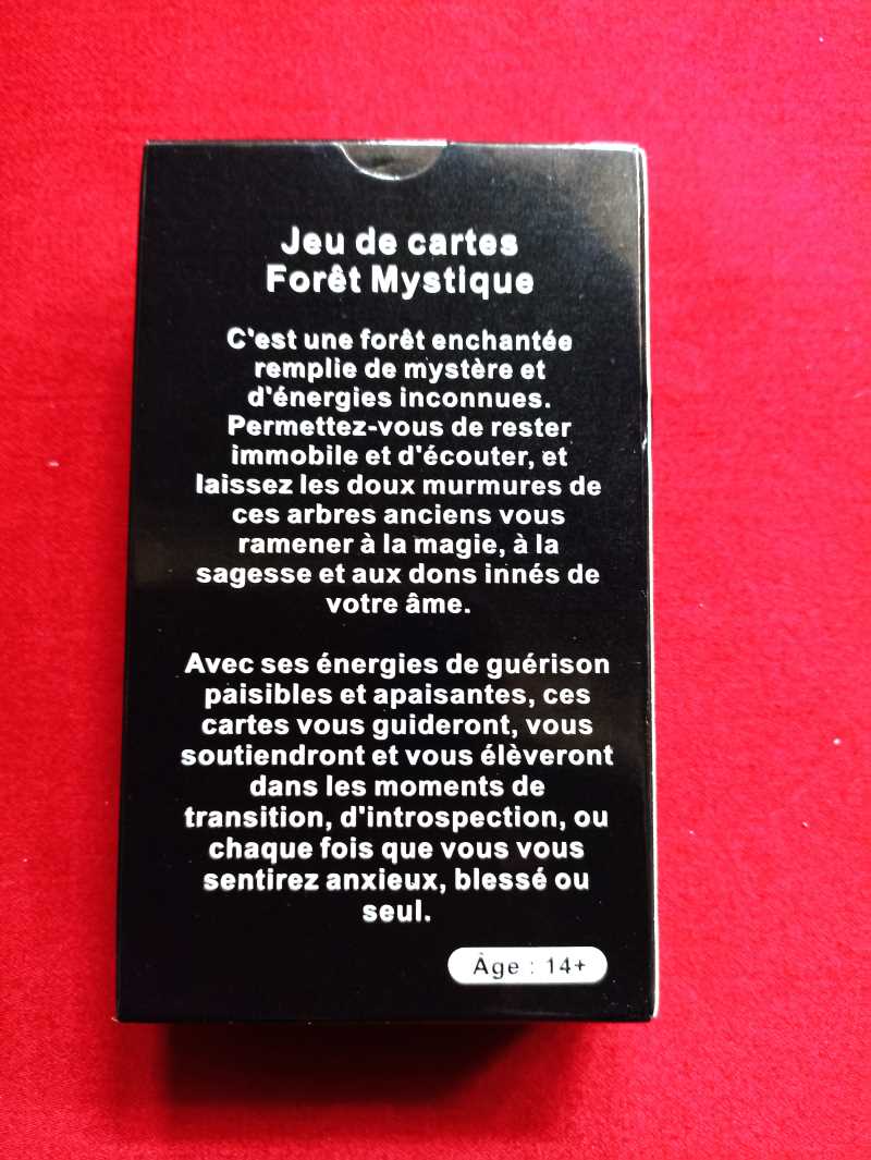 Jeu de cartes Foret Mystique