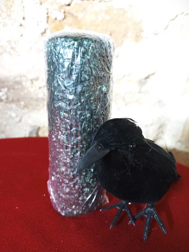 Bougies Noire au gros sel