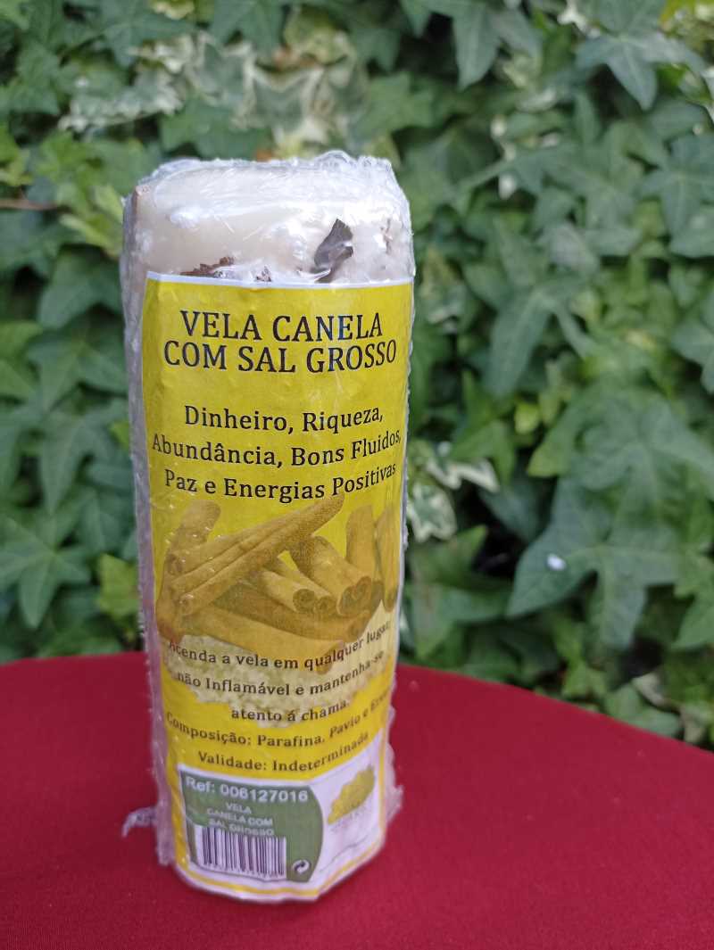 Bougie Cannelle et gros sel