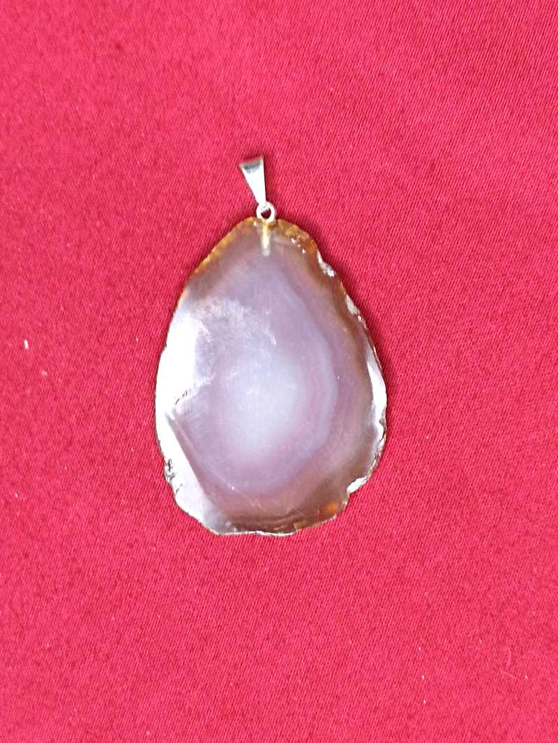 Pendentif Agate Naturelle 