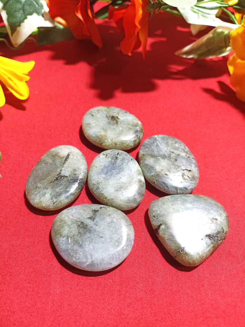 Labradorite roulée plate