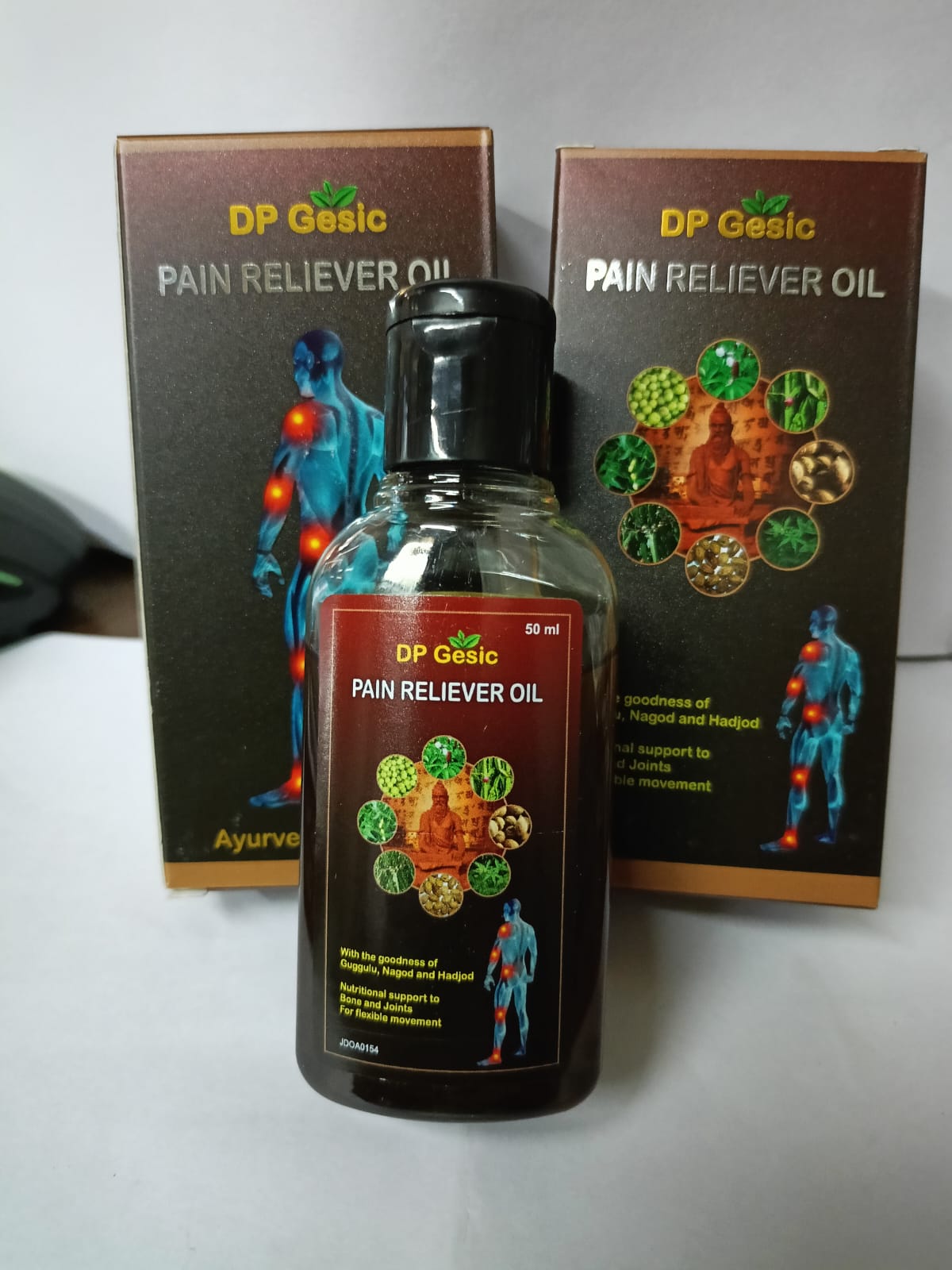 DP Gesic Ayurvedic Pain Reliever Oil ( Pack of 3)