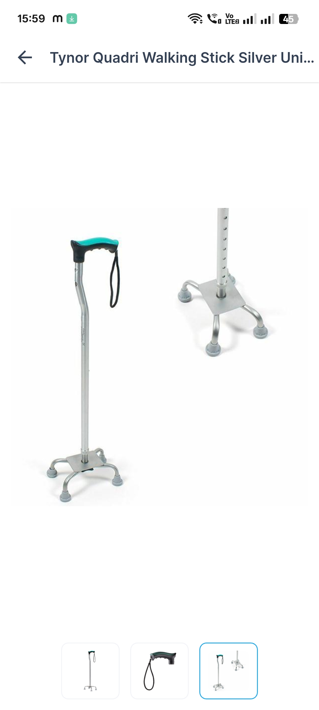 Tynor Quadri Walking Stick