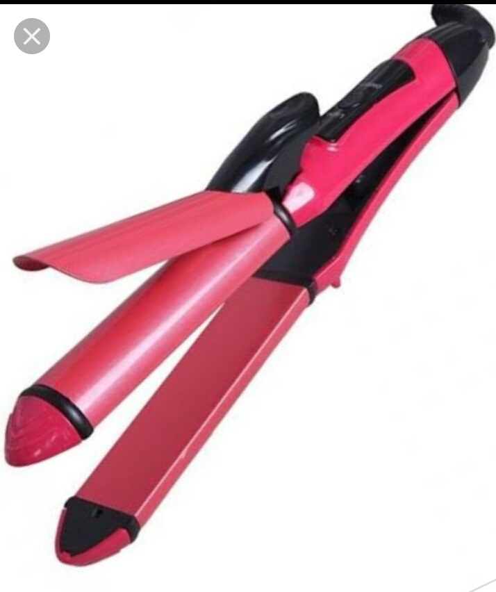 2-in-1 Hair Straightener and Curler