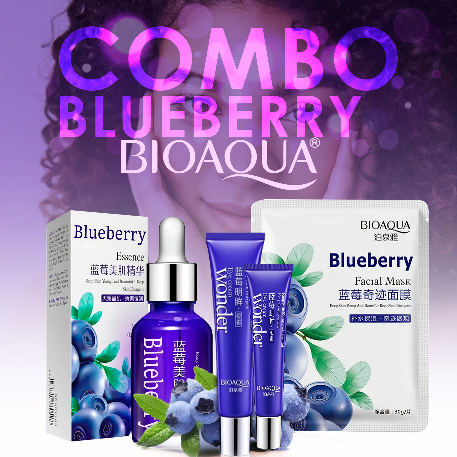 Combo Wonder Bioaqua Arandanos