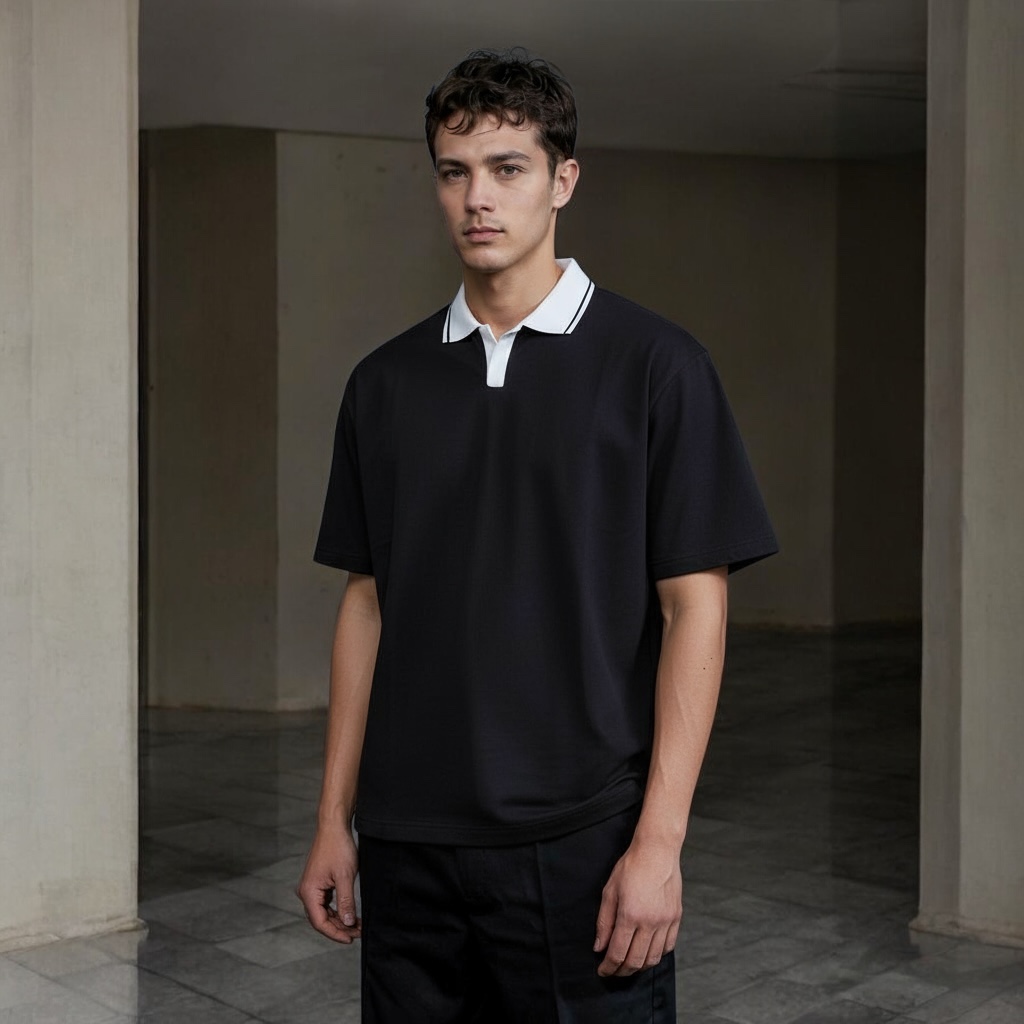 Black classic Polo Shirt