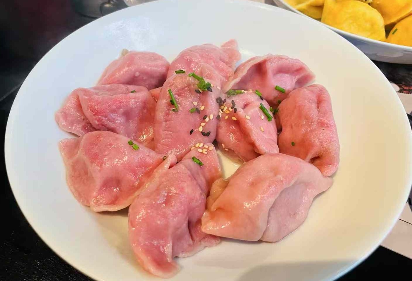 Dumplings with beef & onion