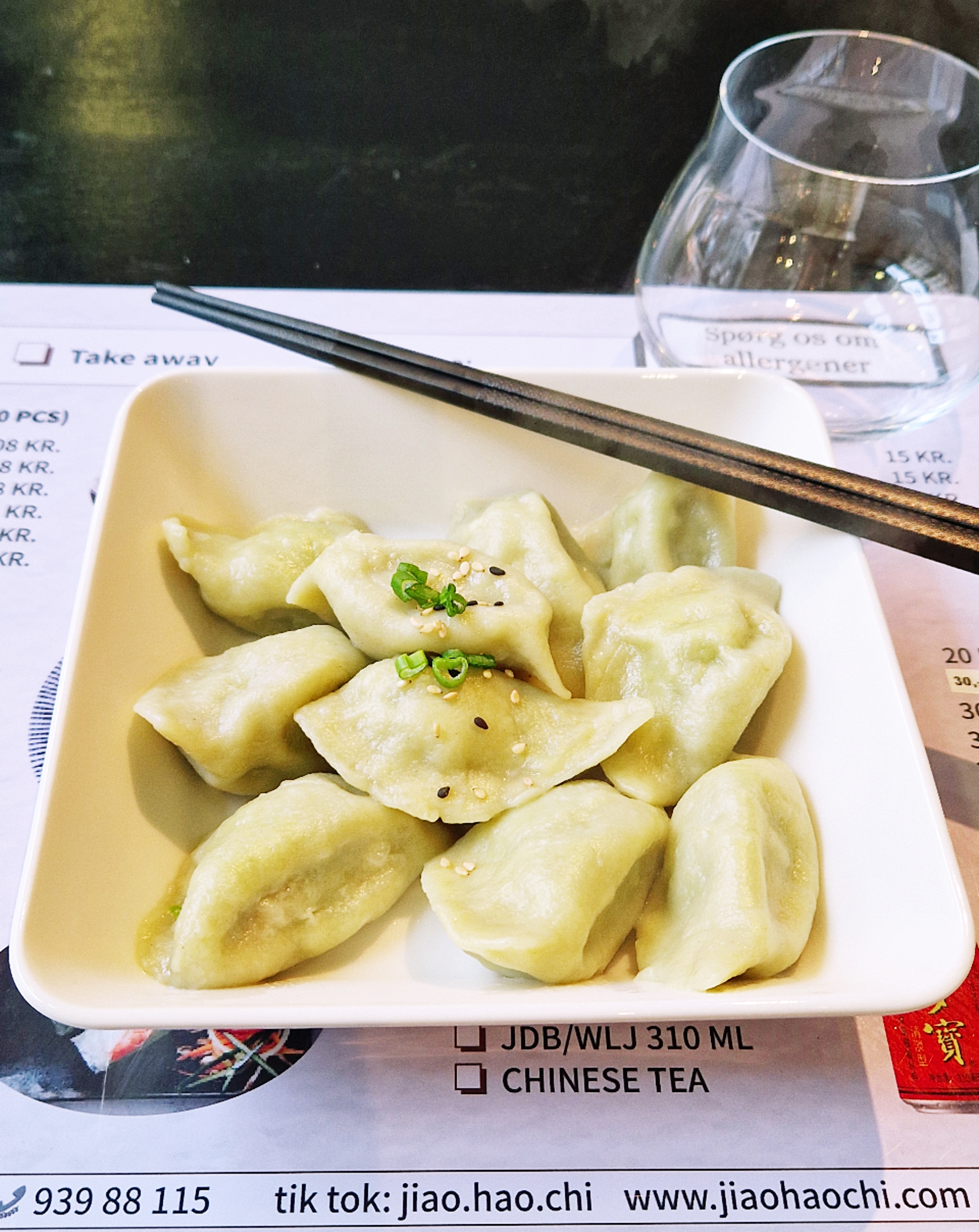 Dumplings with vegetables