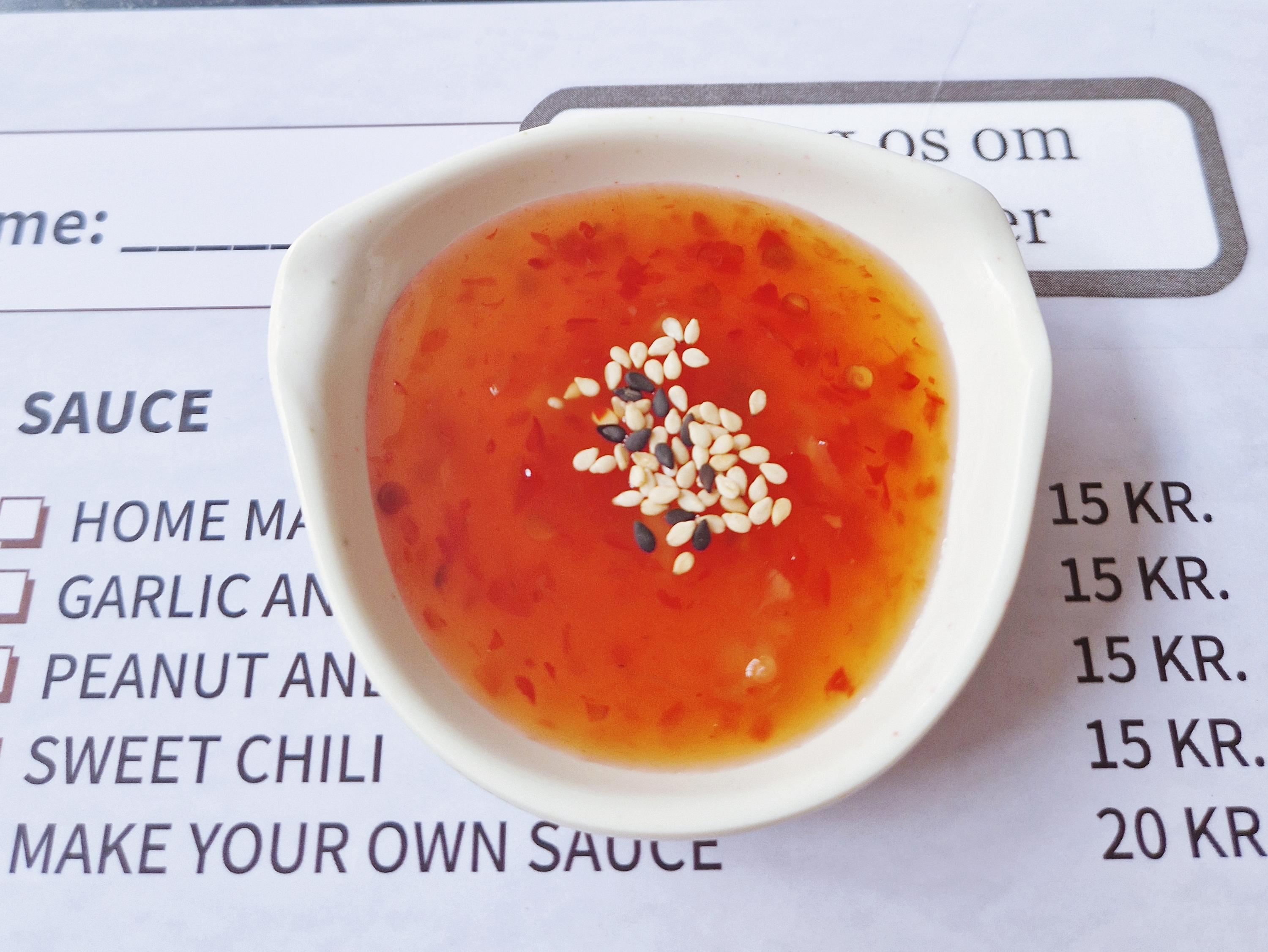 Sweet chili sauce