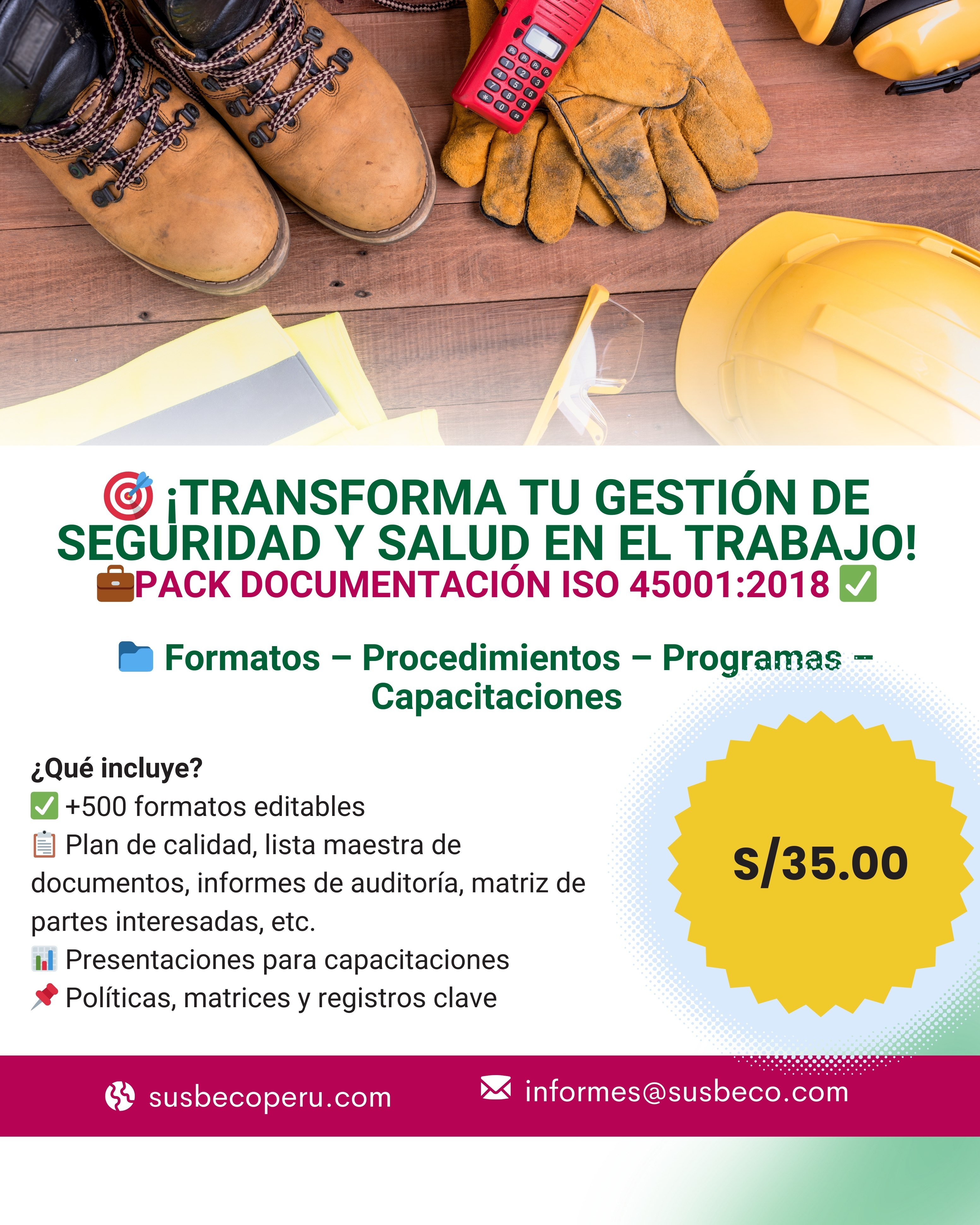 Pack de documentación SST
