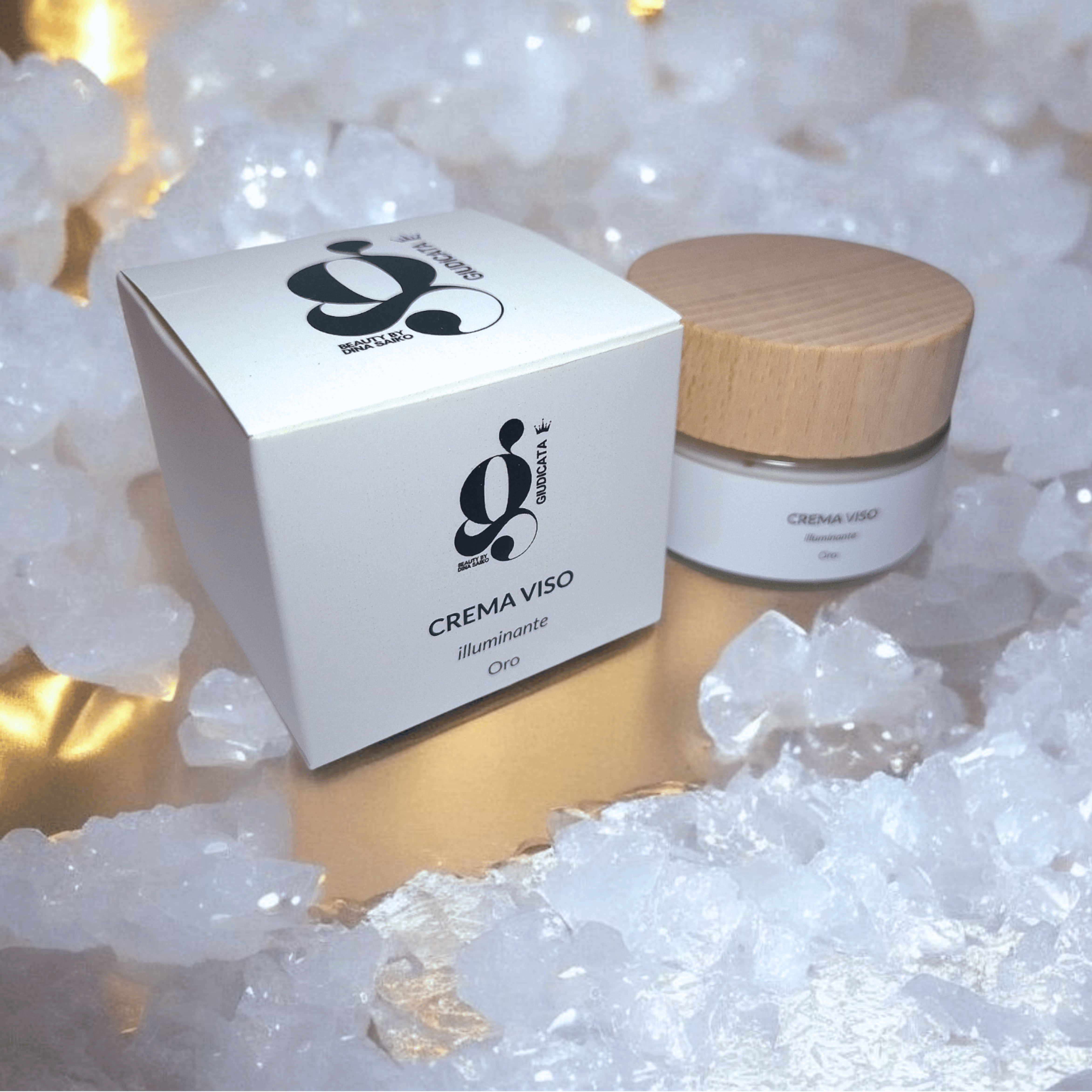 Crema viso illuminante  oro (50ml)