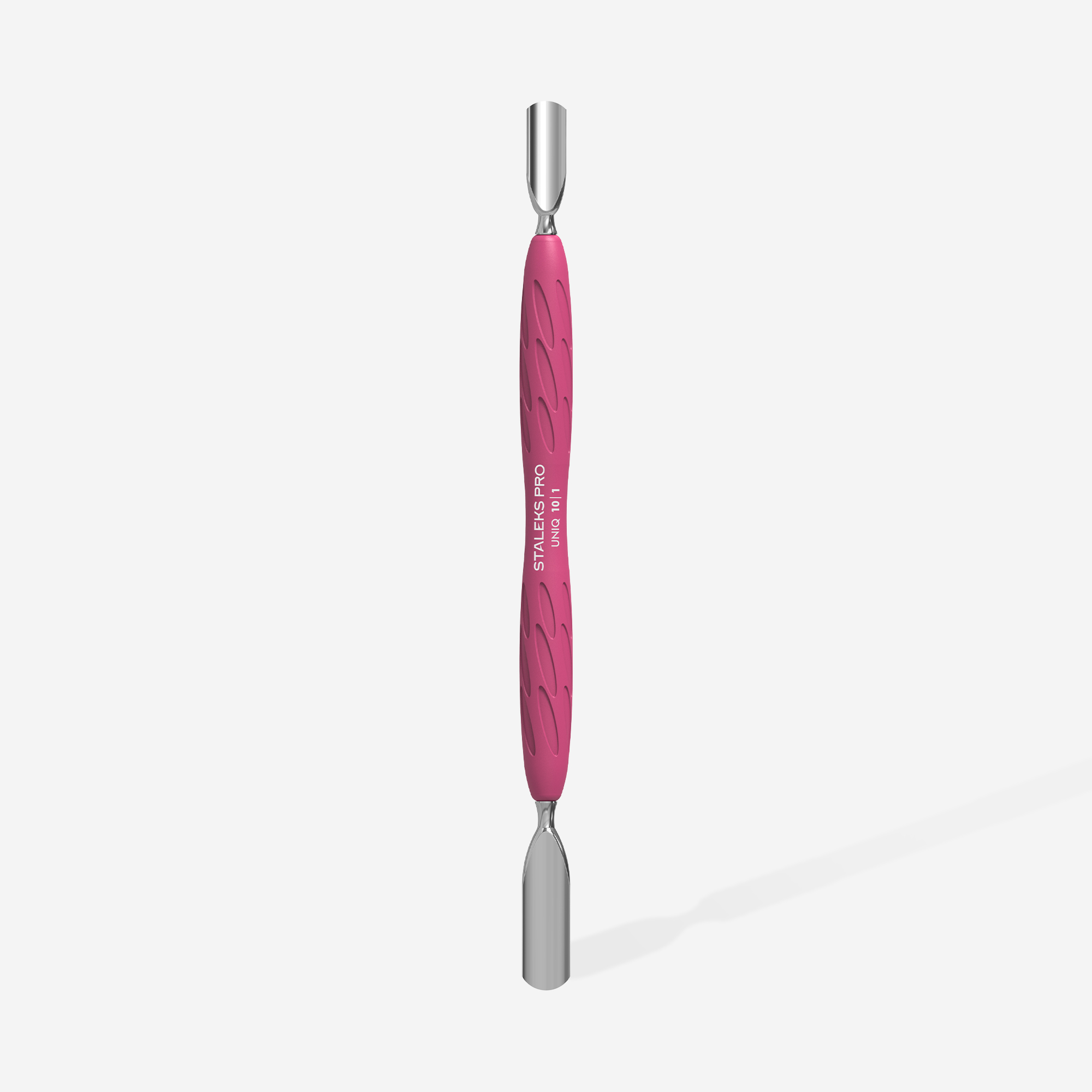 Spingitore manicure Gummy con manico in silicone UNIQ 10 TYPE 1 (spingitore largo arrotondato e pulsante stretto arrotondato)