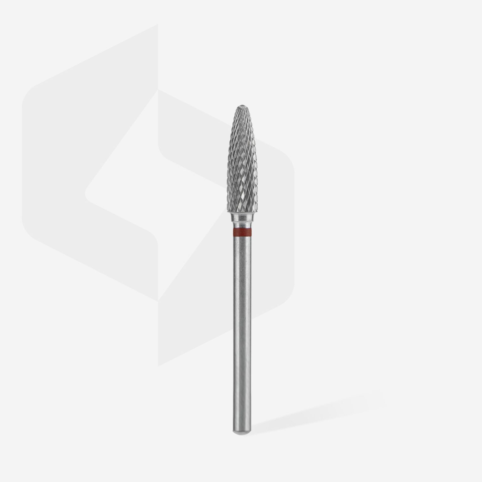 Punta per unghie in metallo duro rosso mais EXPERT diametro testa 4 mm / parte di lavoro 14 mm