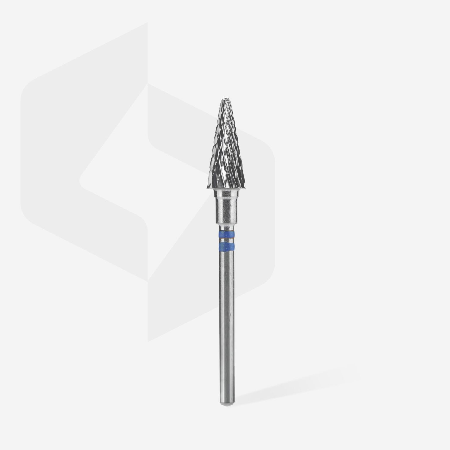 Punta per unghie in metallo duro per mancini cono blu EXPERT diametro testa 6 mm / parte di lavoro 14 mm