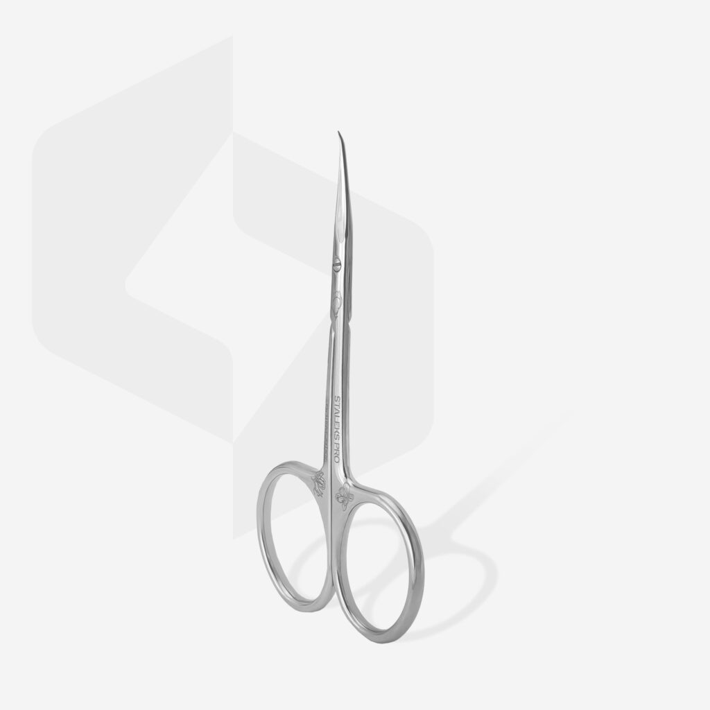 Forbici professionali per cuticole con gancio EXCLUSIVE 21 TIPO 2 (magnolia)
