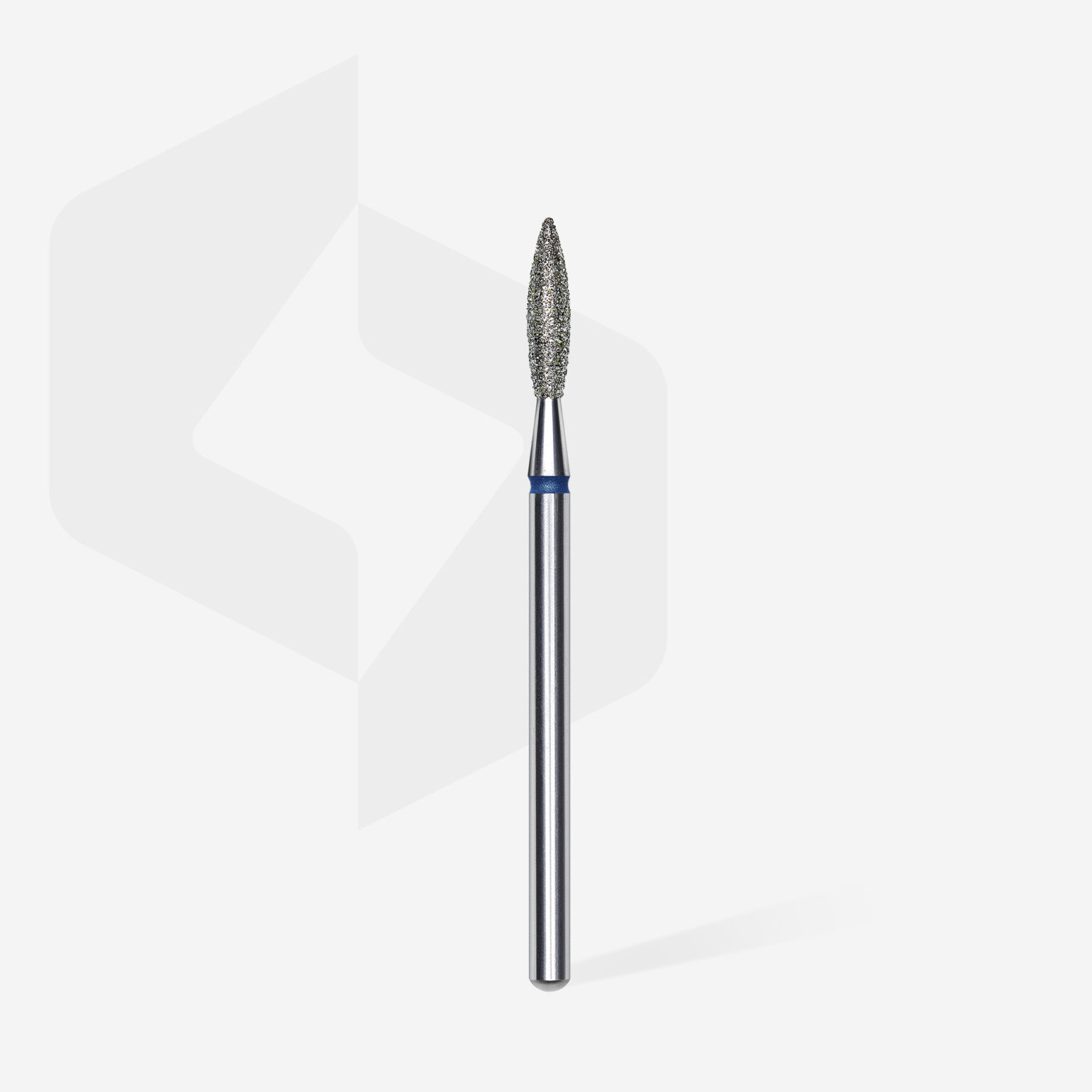 Punta diamantata per unghie blu fiamma EXPERT diametro testa 2,3 mm / parte di lavoro 10 mm