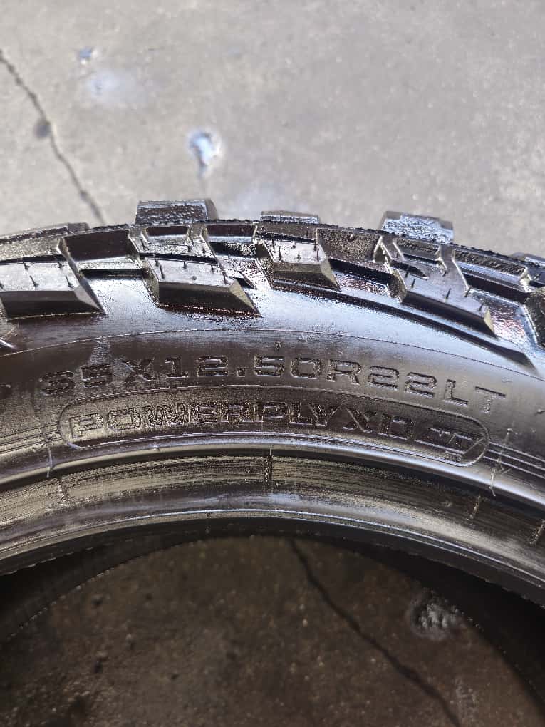 1 Seminew MICKEY THOMPSON POWER M/T – LT35X12.50R22 – $170