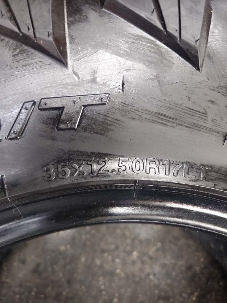 1 Seminew RBP REPULSOR M/T – LT35X12.50R17 – $170