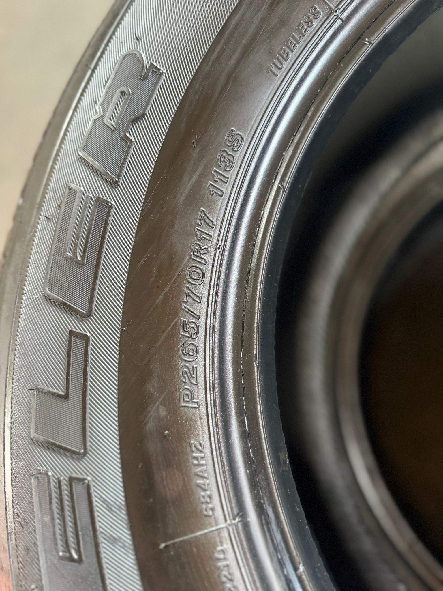 2 Seminew BRIDGESTONE DUELER H/T 684 II Tires – 265/70R17 – $190